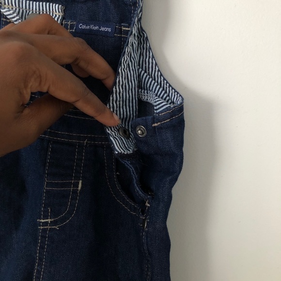 3/$10 Calvin Klein Boys Overalls 3-6 months - Picture 5 of 6